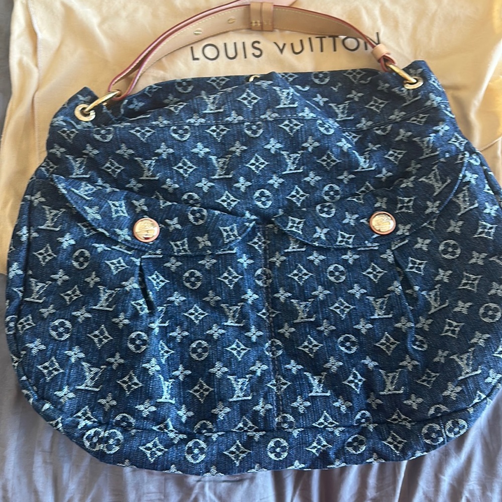 Louis Vuitton monogram denim daily gm